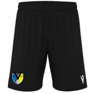 PANTALÓ CURT PORTER FC VILABLAREIX MACRON GALAX COLOR NEGRE