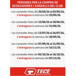 SUDADERA JUGADOR CB TORELLÓ