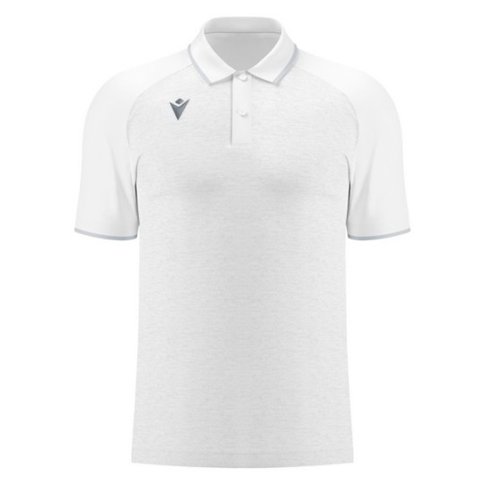 POLO MACRON AULOS COLOR BLANCO