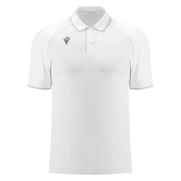POLO MACRON AULOS COLOR BLANCO