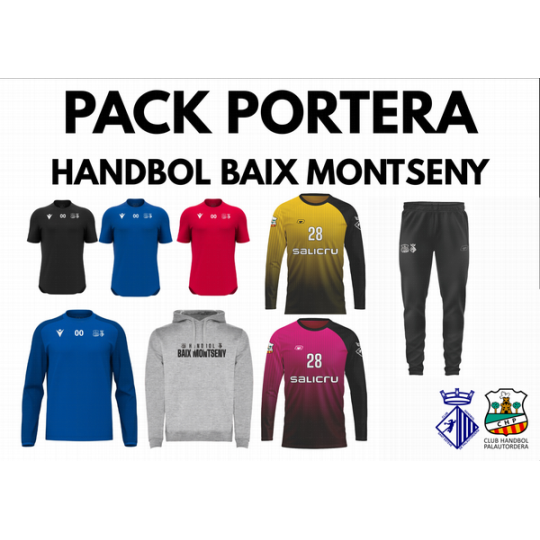PACK PORTERA HANDBOL BAIX MONTSENY FEMENÍ
