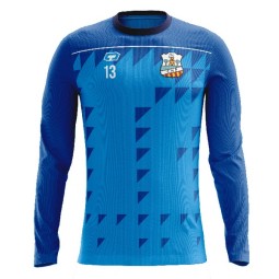 CAMISETA AZUL DE CLUB MANGA LARGA CHP