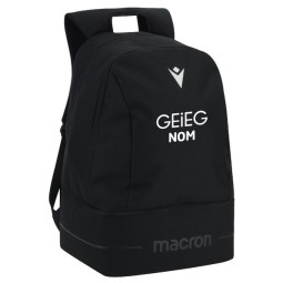 MOTXILLA MACRON CREW NEGRE AMB NOM GEIEG