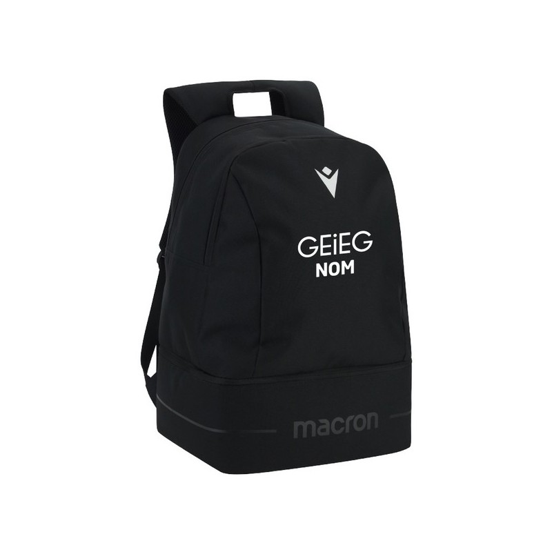 MOTXILLA MACRON CREW NEGRE AMB NOM GEIEG