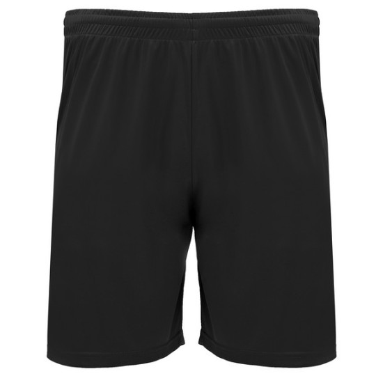 PANTALÓN TÉCNICO CORTO DRT 100% POLIESTER NEGRO 02