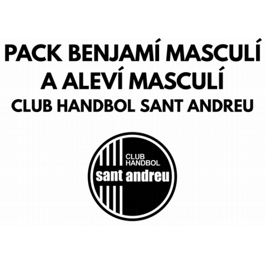 PACK BENJAMÍ MASCULÍ A ALEVÍ MASCULÍ