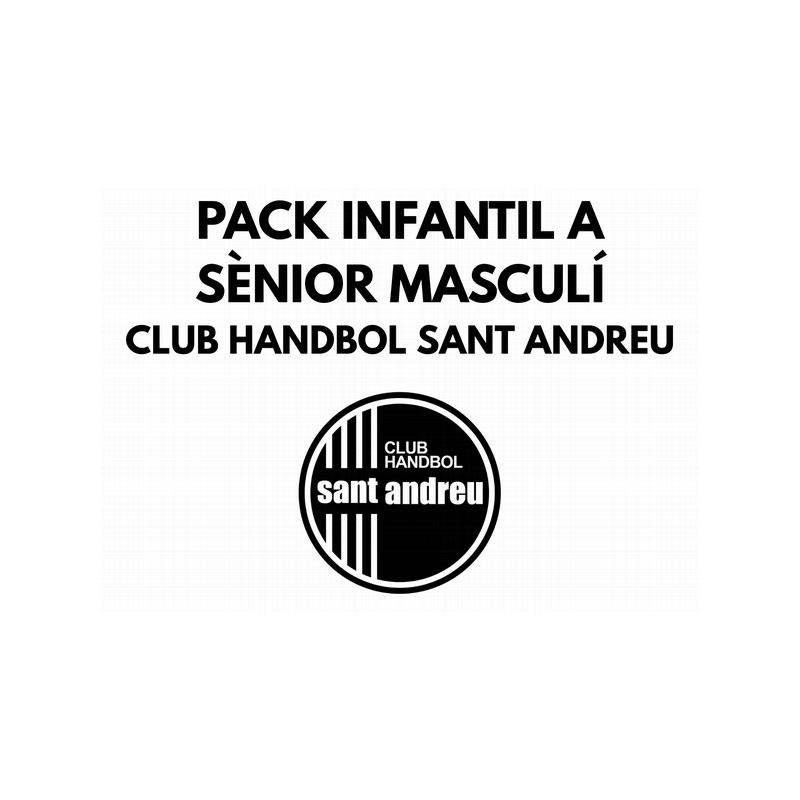 PACK INFANTIL A SÈNIOR MASCULÍ