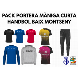 PACK PORTERA MANIGA CURTA HANDBOL BAIX MONTSENY FEMENÍ