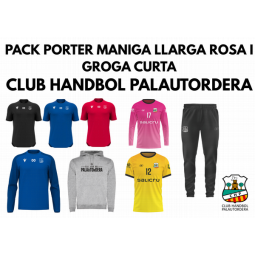 PACK PORTER MÀNIGA CURTA GROGA I ROSA LLARGA CH PALAUTORDERA MASCULÍ