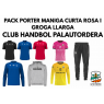 PACK PORTER MÀNIGA CURTA ROSA I GROGA LLARGA CH PALAUTORDERA MASCULÍ