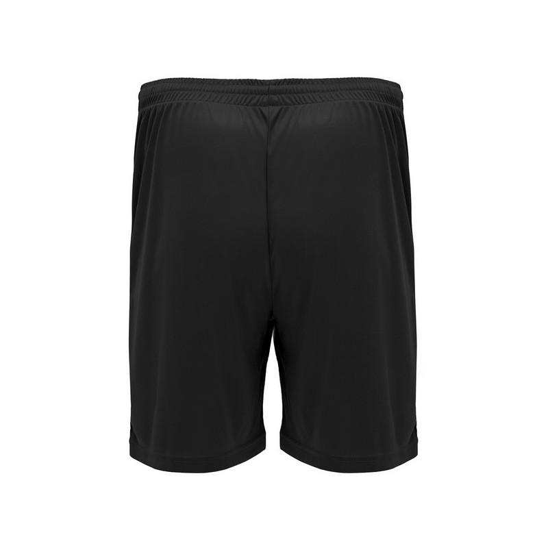 PANTALÓ TÈCNIC CURT DRT NEGRE 02 + DTF ESCUT I NUMERO CAMA DRETA UE FONTCOBERTA