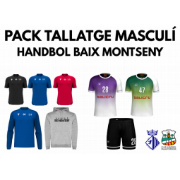 PACK HANDBOL BAIX MONTSENY TALLATGE MASCULÍ