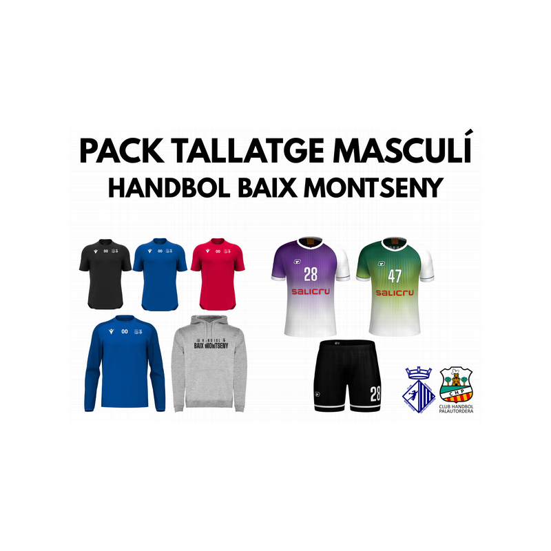 PACK HANDBOL BAIX MONTSENY TALLATGE MASCULÍ
