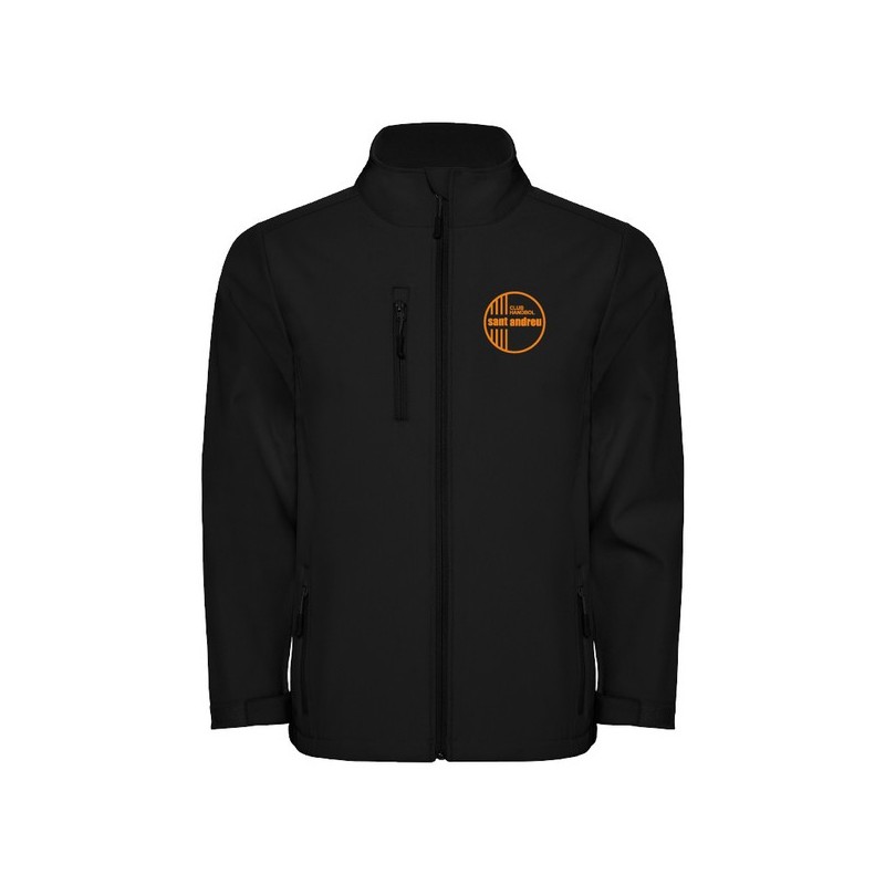JAQUETA SOFTSHELL CH SANT ANDREU NEBRASKA COLOR NEGRA