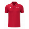 POLO GEIEG MACRON DRACO HERO COLOR VERMELL/BLANC