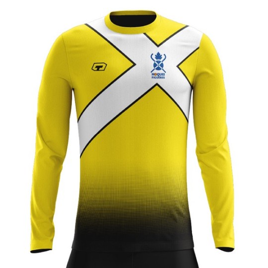 CAMISETA DE PORTERO AMARILLO HOQUEI FIGUERES