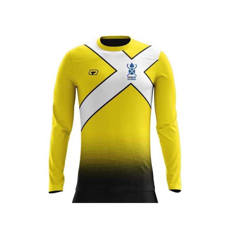 CAMISETA DE PORTERO AMARILLO HOQUEI FIGUERES