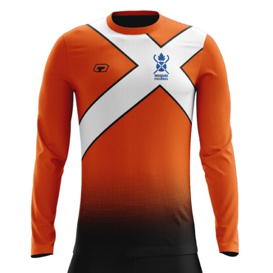 CAMISETA DE PORTERO NARANJA HOQUEI FIGUERES