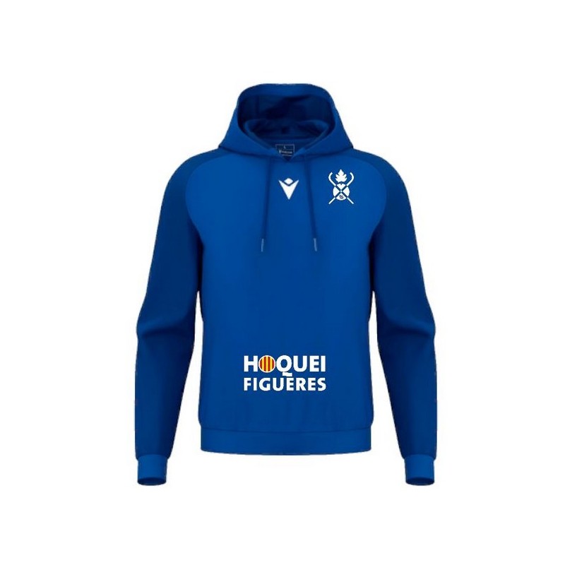 DESSUADORA AMB CAPUTXA MACRON CH FIGUERES HORN COLOR BLAU ROYAL
