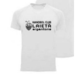 SAMARRETA BHRN D'ENTRENAMENT BLANCA HC LAIETÀ ARGENTONA + ESTAMPACIÓ AL DAVANT
