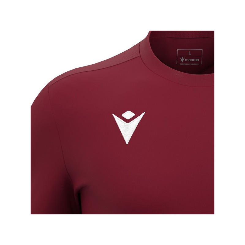 CAMISETA MACRON VOID SS GRANATE