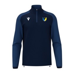 DESSUADORA MACRON ISEN  D'ENTRENADORS FC VILABLAREIX BLAU MARÍ
