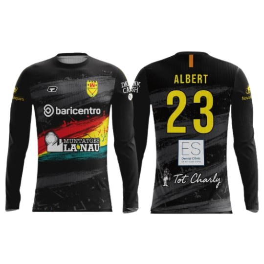 CAMISETA DE PORTERO NEGRA UEH BARBERÀ
