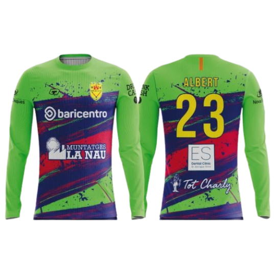 CAMISETA DE PORTERO FLUOR UEH BARBERÀ