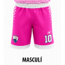 PANTALÓN DE JUEGO MASCULINO 2A EQUIPACIÓN ROSA BÀSQUET FD CASSANENC