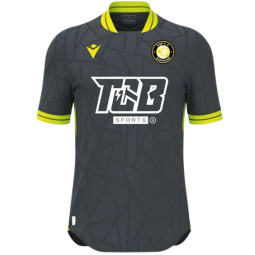 CAMISETA MACRON CERBERUS ECO MQP GRIS I AMARILLO FLUORESCENTE