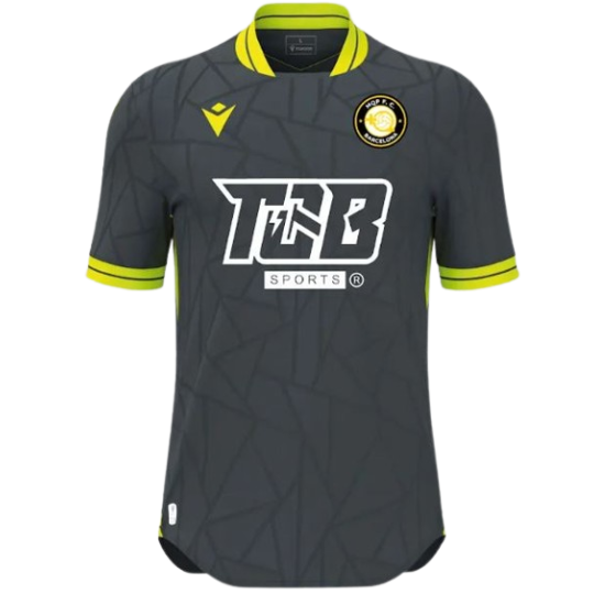 CAMISETA MACRON CERBERUS ECO MQP GRIS I AMARILLO FLUORESCENTE