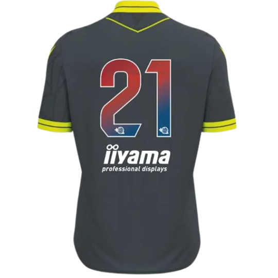 CAMISETA MACRON CERBERUS ECO MQP GRIS I AMARILLO FLUORESCENTE