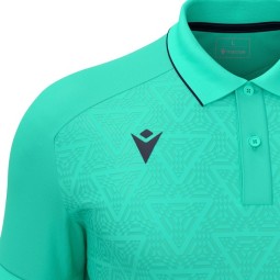POLO ENTRENADOR BALDWIN COLOR TURQUESA LA GARRIGA + ESCUT 3D