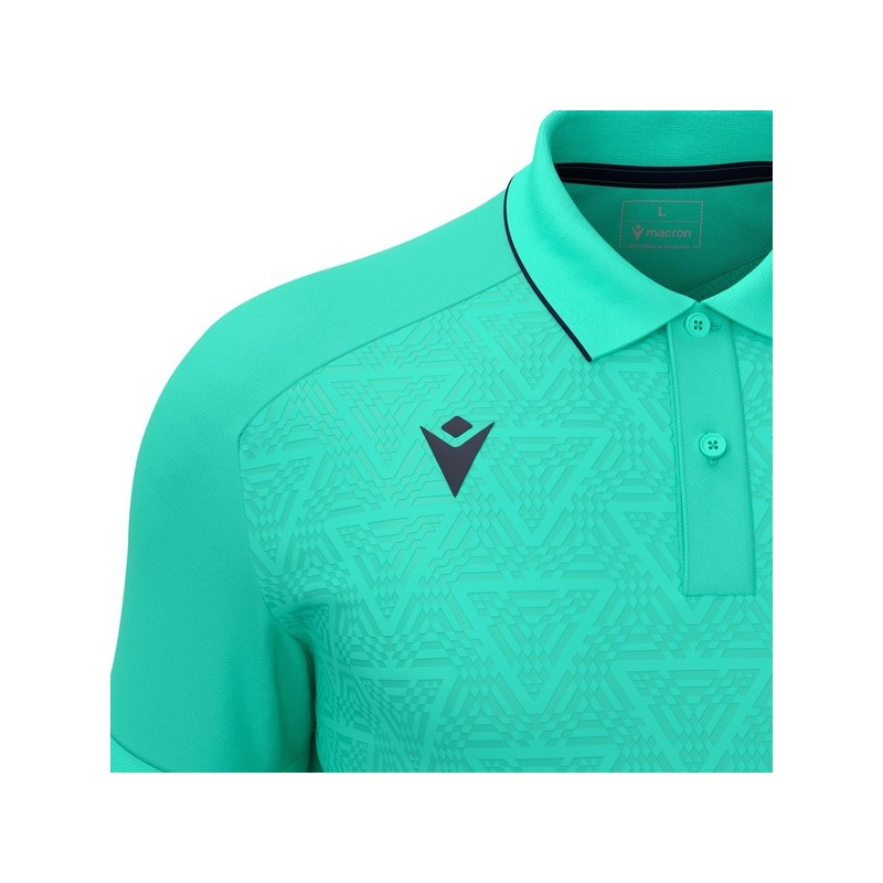POLO ENTRENADOR BALDWIN COLOR TURQUESA LA GARRIGA + ESCUT 3D