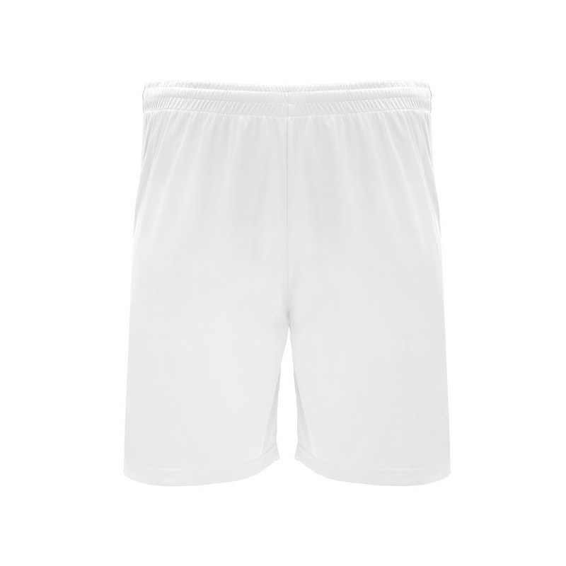 PANTALÓN TÉCNICO CORTO DRT 100% POLIESTER BLANCO 01