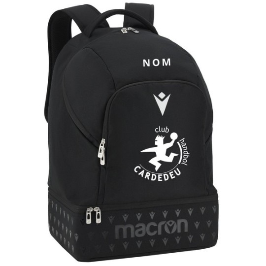 MOTXILLA GRAN MACRON ROOKIE NEGRE CH CARDEDEU AMB NOM