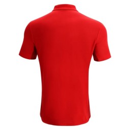 POLO DE COTÓ MACRON GEIEG DE BILLAR CLARINET COLOR VERMELL