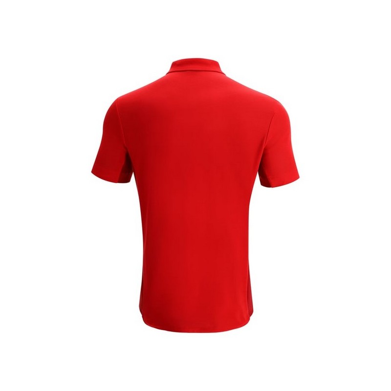 POLO DE COTÓ MACRON GEIEG DE BILLAR CLARINET COLOR VERMELL
