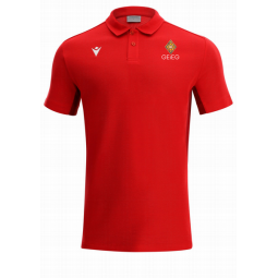POLO DE COTÓ MACRON GEIEG DE BILLAR CLARINET COLOR VERMELL