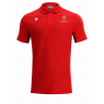 POLO DE COTÓ MACRON GEIEG DE BILLAR CLARINET COLOR VERMELL