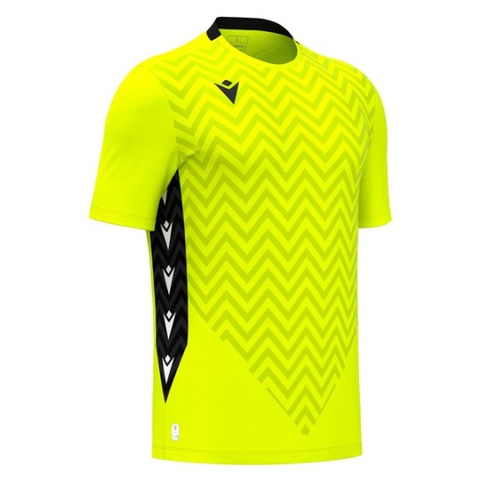 SAMARRETA PORTER GROC FLUOR MACRON SCORPIO LA GARRIGA + ESCUT 3D + NUM NEG+ SENYERA