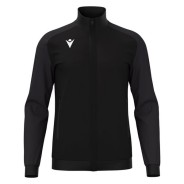 JAQUETA XANDALL ENTRENADOR MACRON ANUBIS NEGRE LA GARRIGA + ESCUT 3D