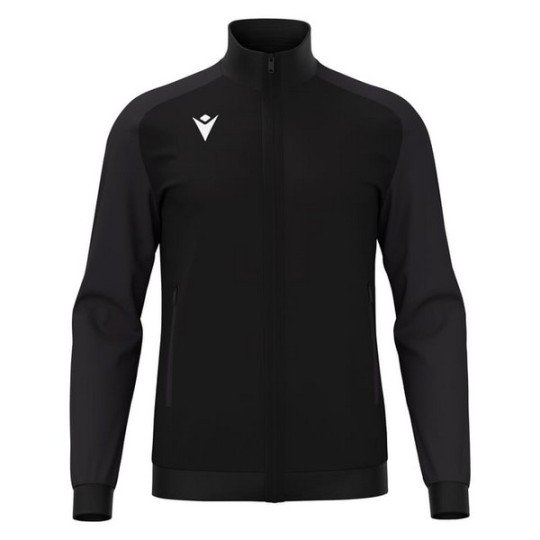 CHAQUETA DE CHANDALL MACRON AMB CREMALLERA ANUBIS COLOR NEGRO