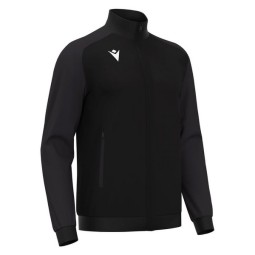 JAQUETA XANDALL ENTRENADOR MACRON ANUBIS NEGRE LA GARRIGA + ESCUT 3D