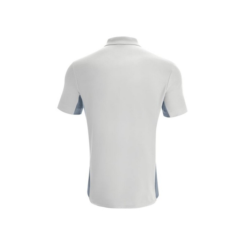 POLO COTÓ GEIEG BILLAR MACRON CLARINET COLOR BLANC/PLATEJAT + ESCUT