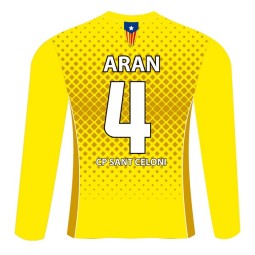 CAMISETA DE PORTERO AMARILLA CP SANT CELONI