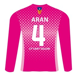 CAMISETA DE PORTERO ROSA CP SANT CELONI