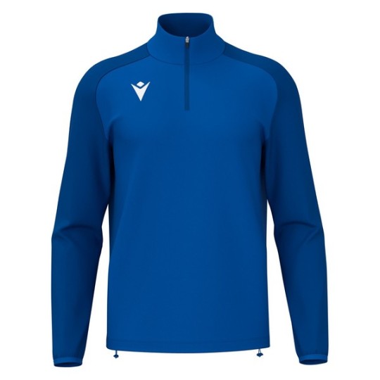 SUDADERA MACRON ISEN MEDIA CREMALLERA COLOR AZUL REAL