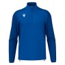 SUDADERA MACRON ISEN MEDIA CREMALLERA COLOR AZUL REAL
