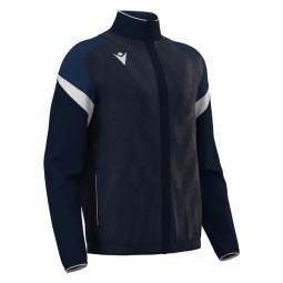 CHAQUETA DE CHANDALL MACRON CON CREMALLERA ODIN COLOR NEGRO